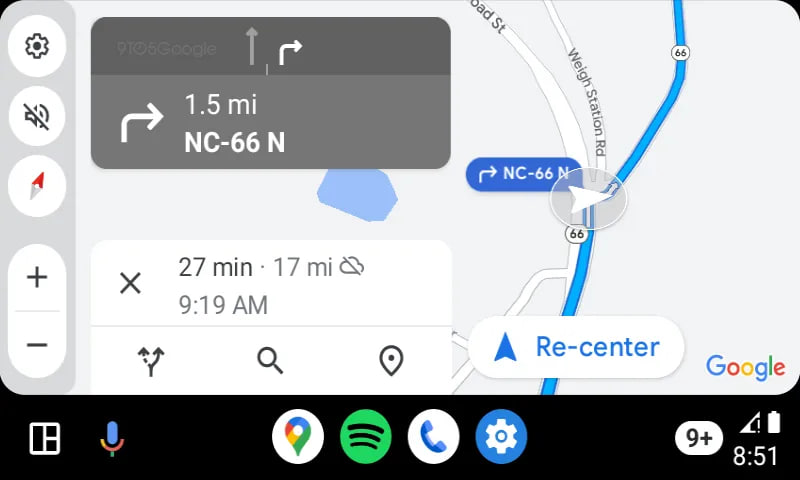 Android Auto redesigned Google Maps