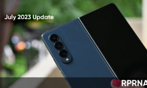 July 2023 update Samsung Galaxy Z Fold 3