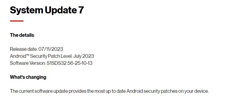 Motorola G Stylus 5G July 2023 patch