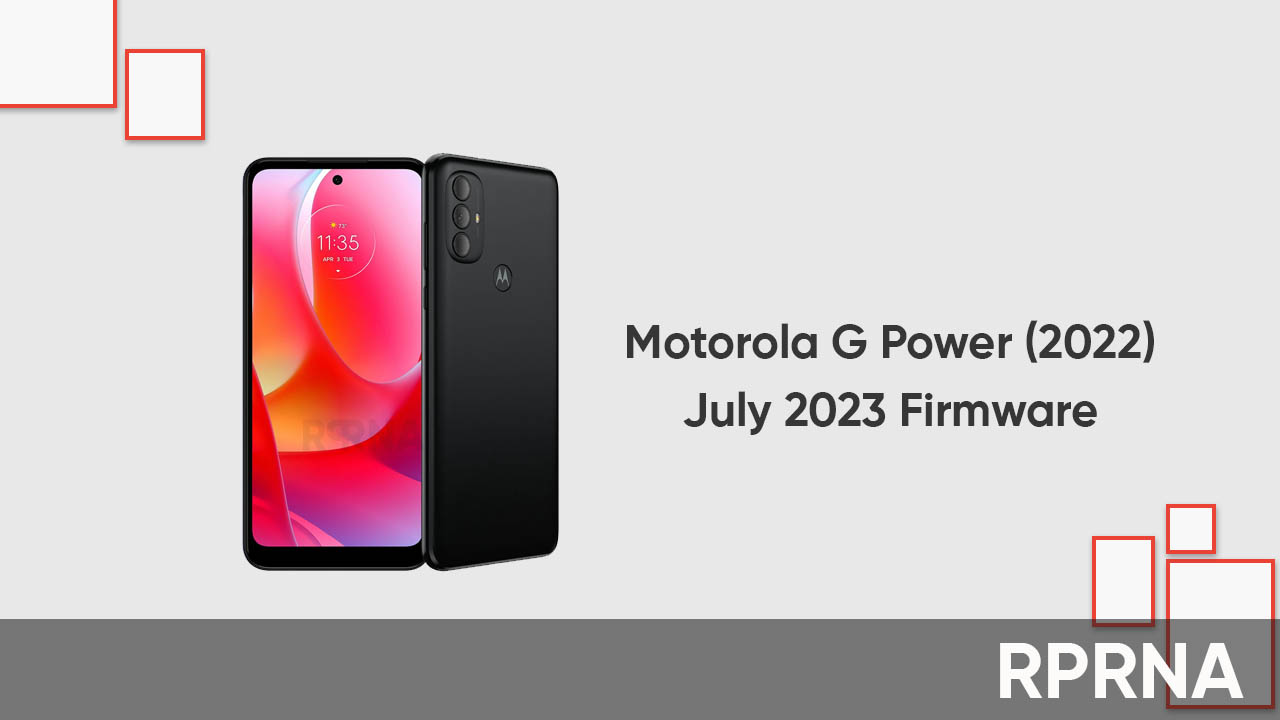 Motorola G Power 2022 July 2023 firmware