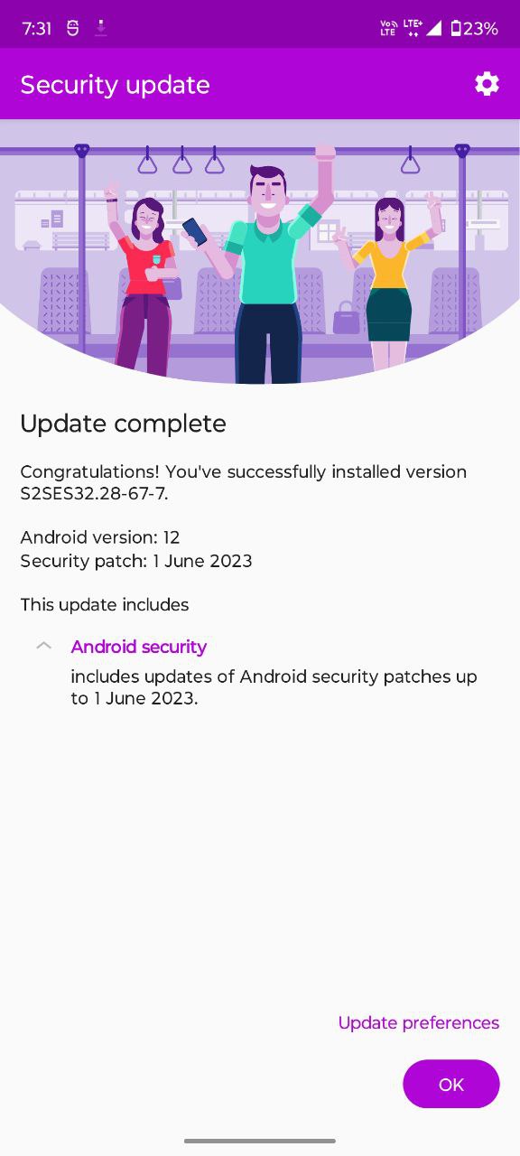 Motorola G42 June 2023 patch