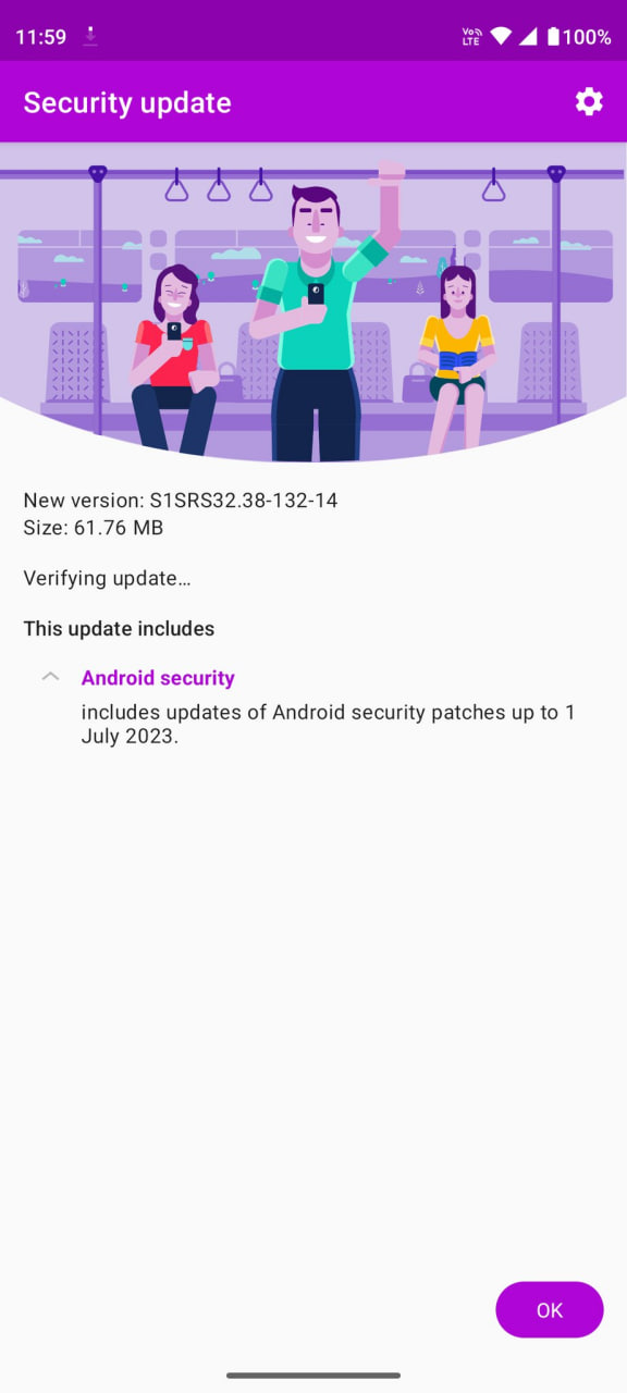 Motorola G52 July 2023 patch