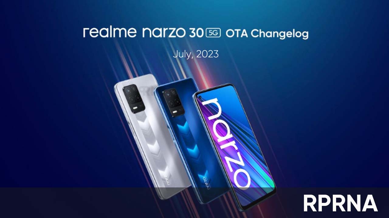 Realme 8 Narzo 30 July 2023 improvements