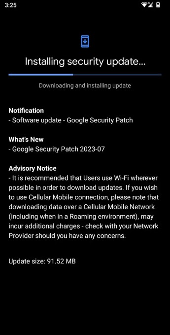 Nokia G50 July 2023 patch