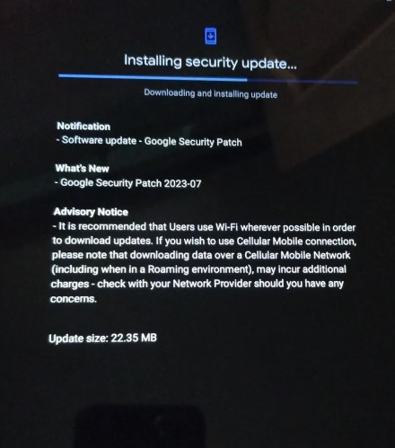 Nokia T20 July 2023 patch