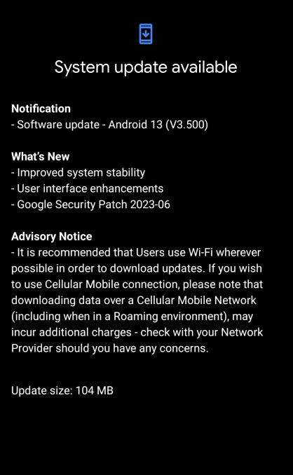 Nokia C32 X20 July 2023 update