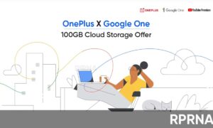 OnePlus 100GB cloud Google One