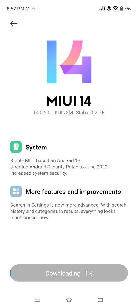 Redmi 10 Prime MIUI 14 India