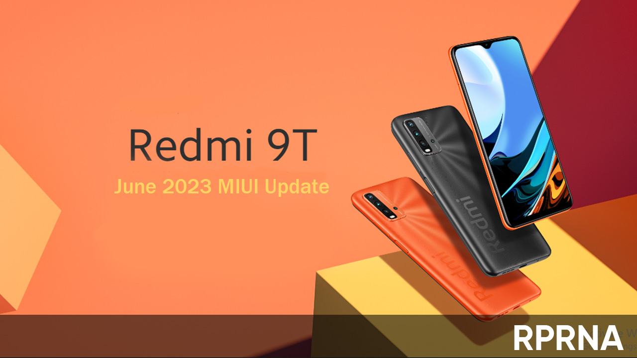 Redmi 9T June 2023 update Europe