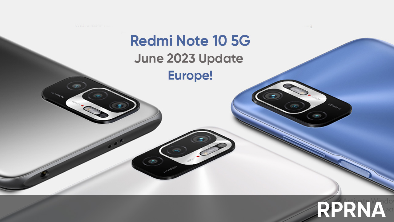 Redmi Note 10 June 2023 update Europe