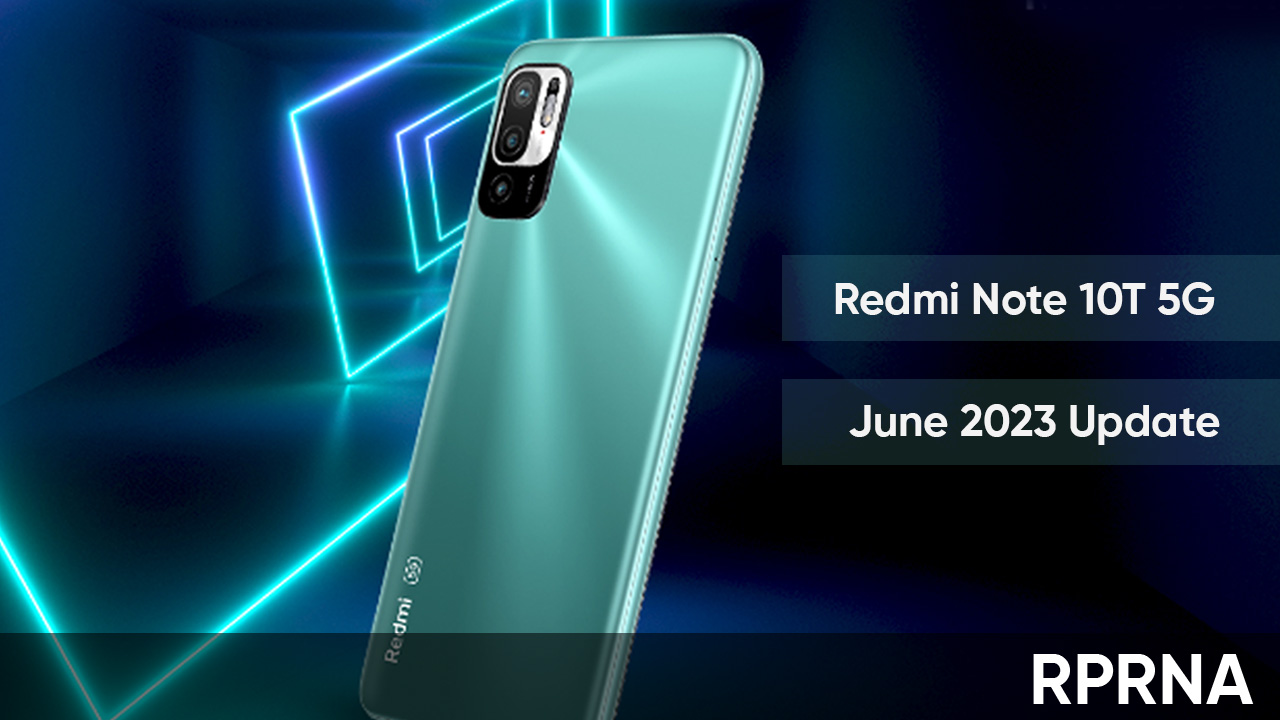 Redmi Note 10T June 2023 update India