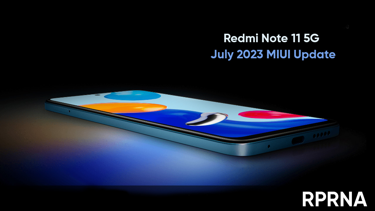 Redmi Note 11 July 2023 update