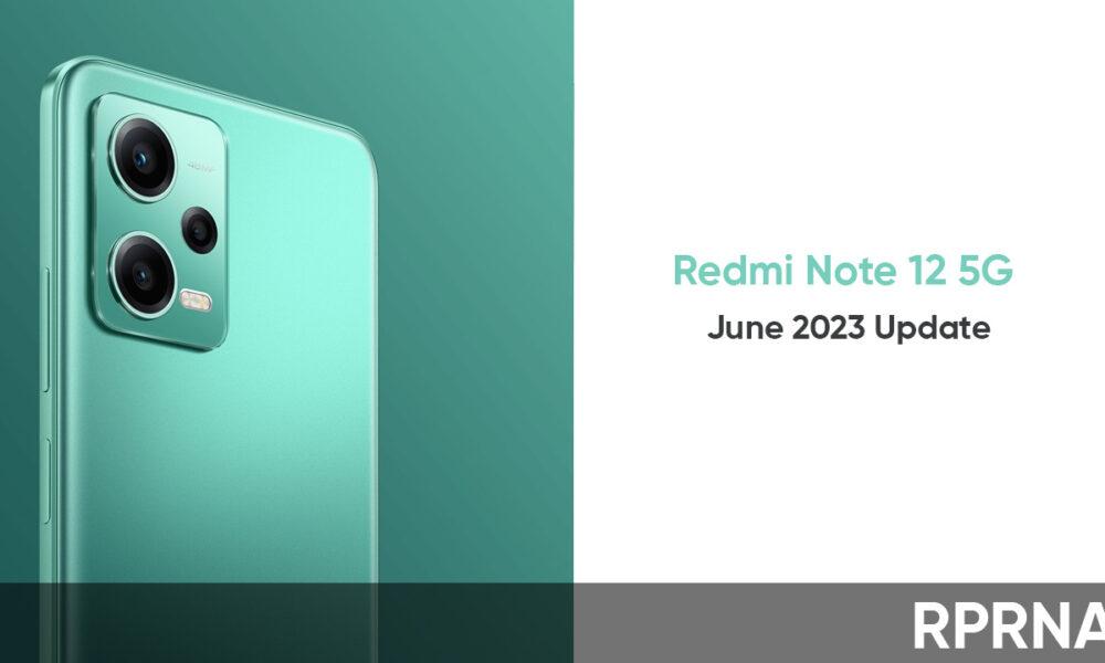 Redmi Note 12 5g Bags June 2023 Miui Update Rprna 2772