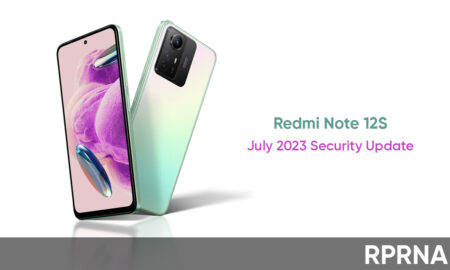 Redmi Note 12S July 2023 update