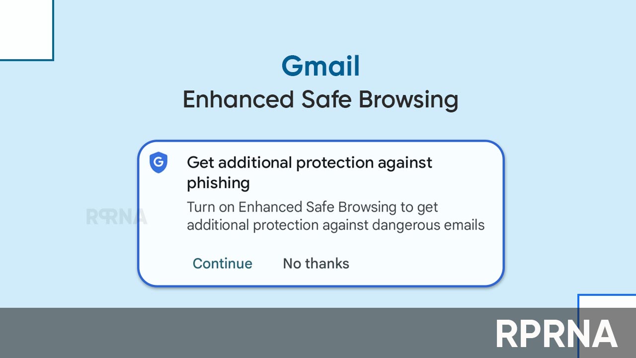 Gmail Enhanced Safe Browsing