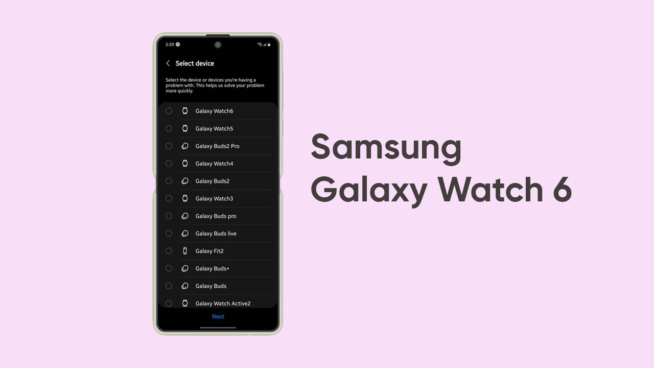 Samsung Galaxy Watch 6 wearable app