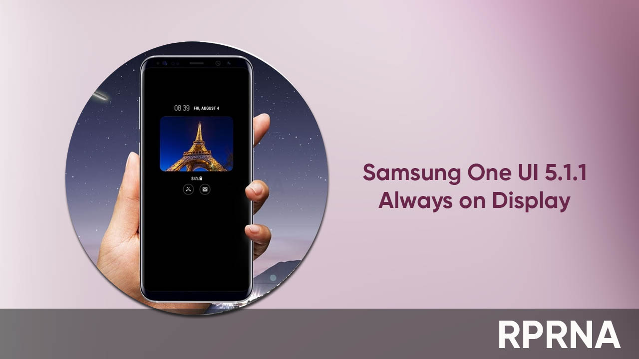 One UI 5.1.1 Always on Display