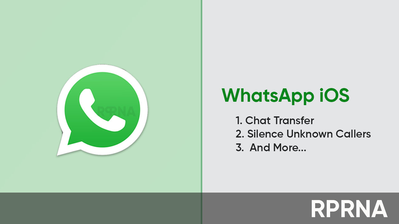 WhatsApp iOS chat transfer