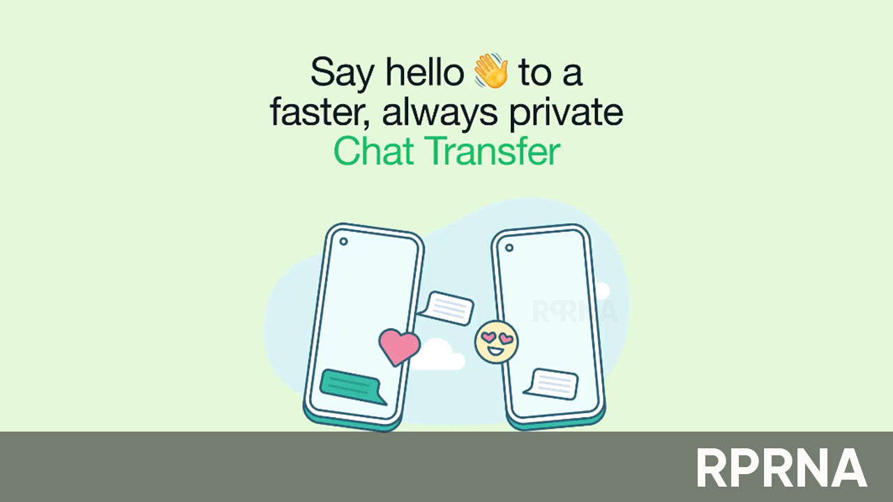 WhatsApp chat history transfer