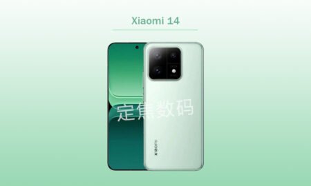 Xiaomi 14 grass green color