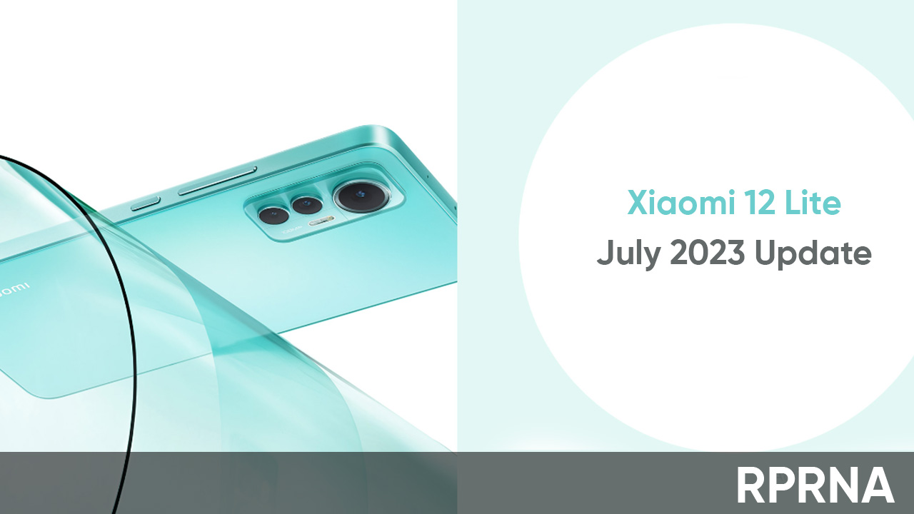 Xiaomi 12 Lite July 2023 update Europe