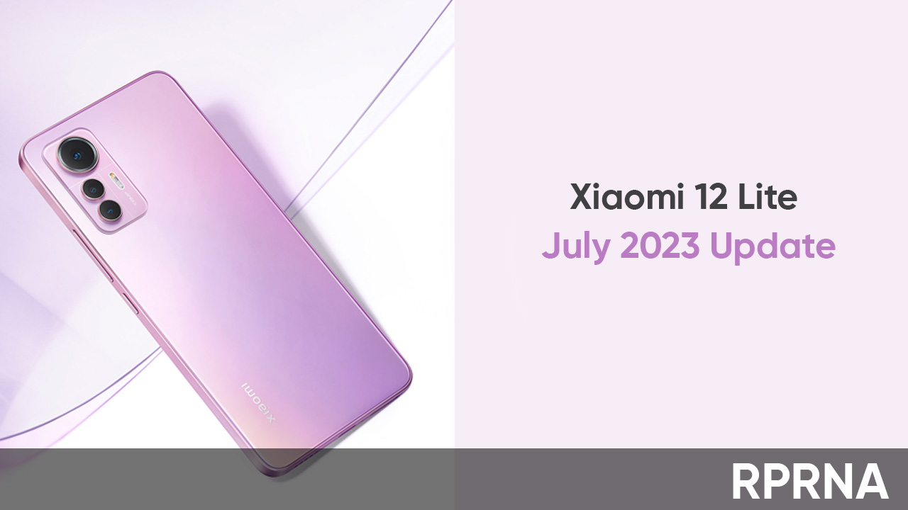 Xiaomi 12 Lite July 2023 update