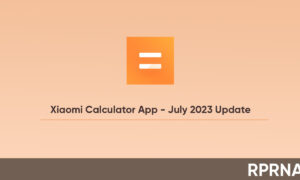 Xiaomi Calculator july 2023 update