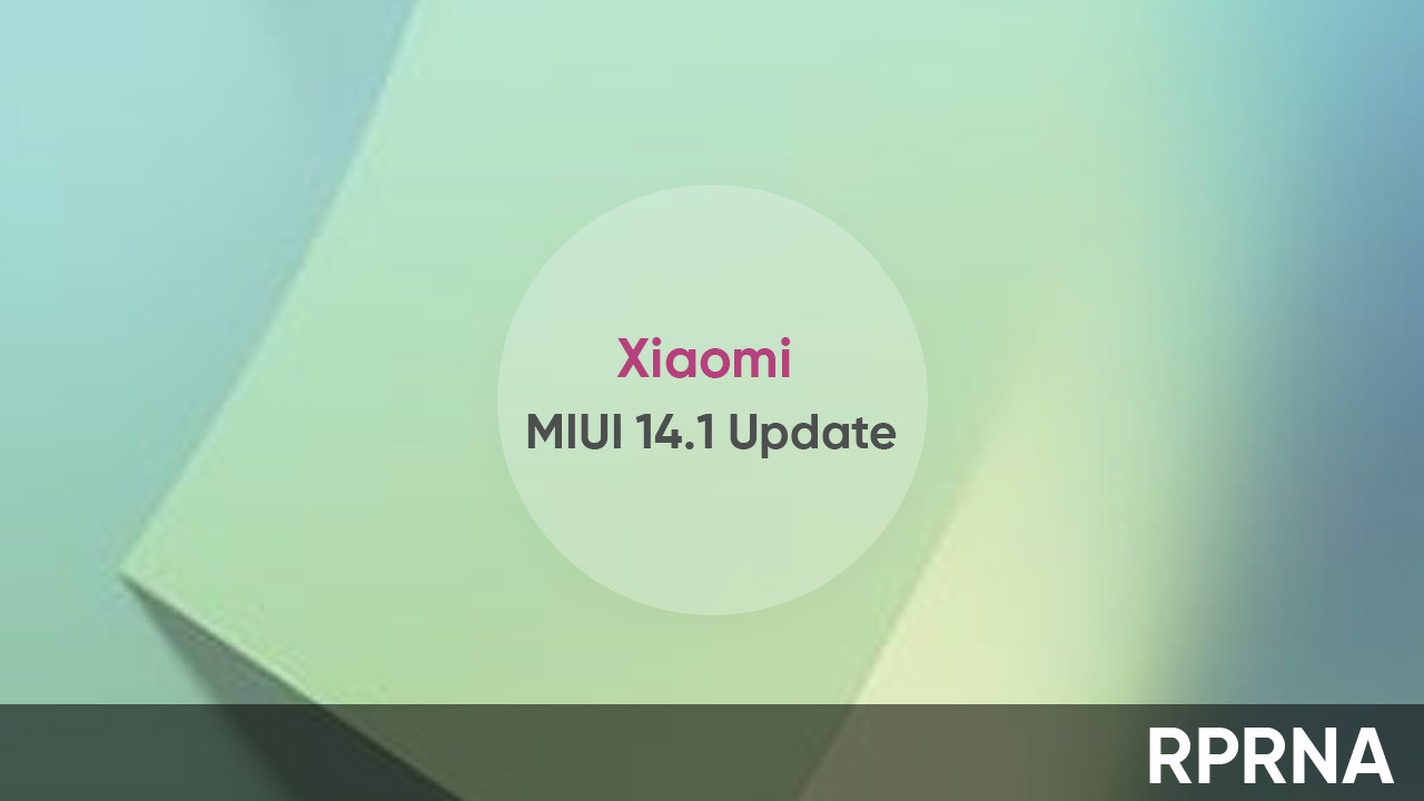 Xiaomi MIUI 14.1 major update
