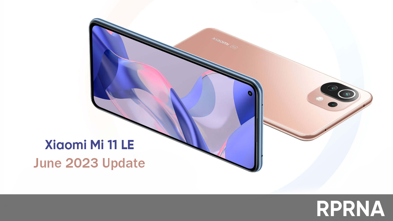 Xiaomi Mi 11 LE June 2023 update