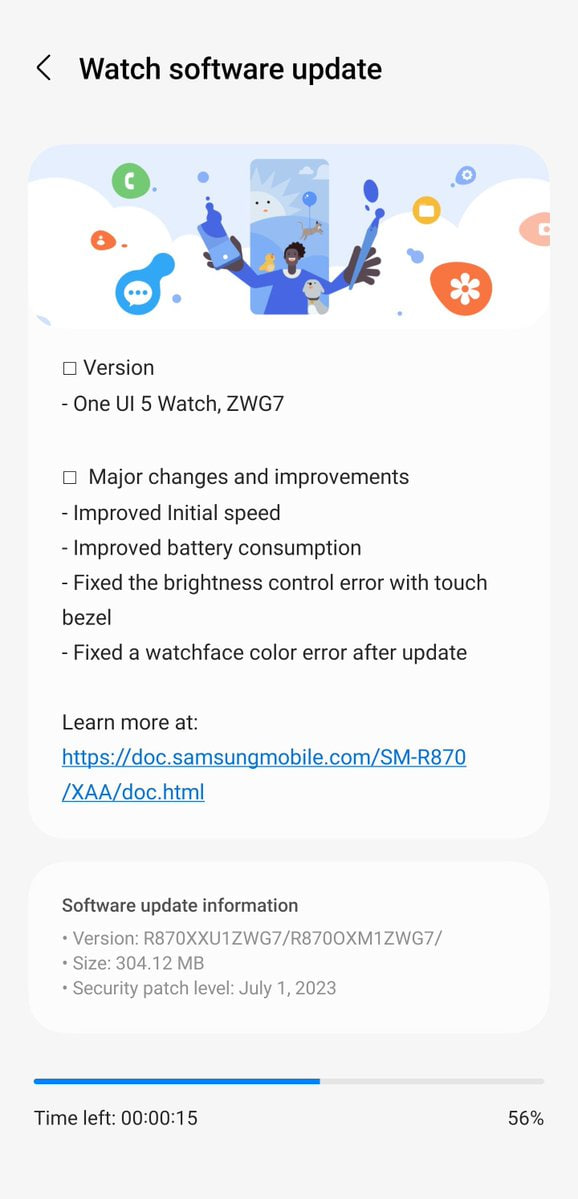 Samsung One UI Watch Beta 4