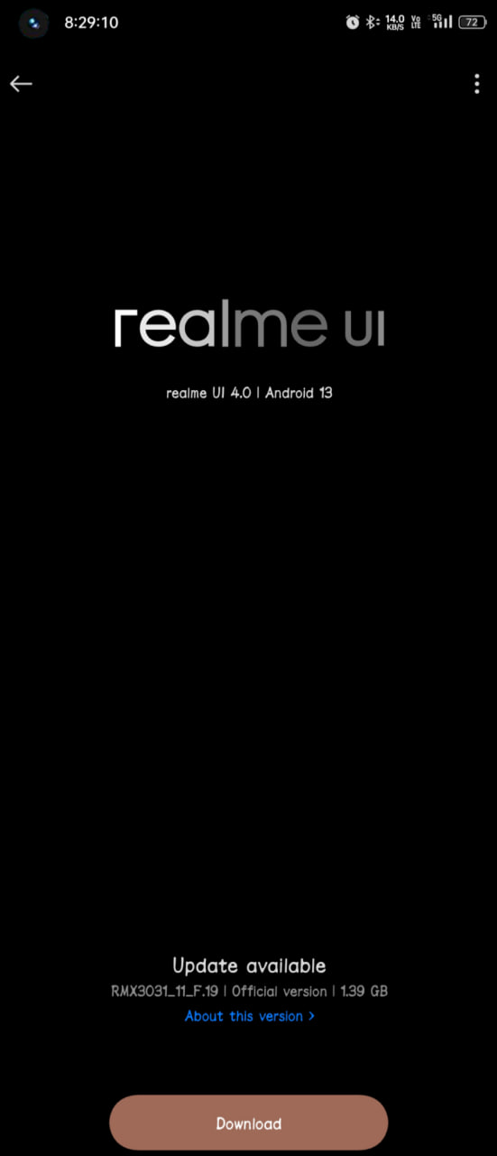 Realme X7 Max July 2023 update