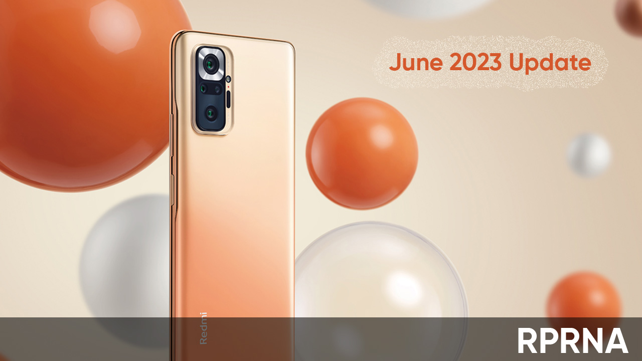 Redmi Note 10 Pro June 2023 update Europe