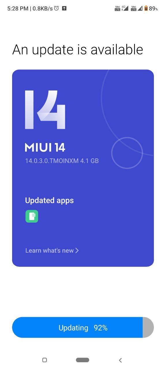 Redmi Note 12 Pro MIUI 14 update India