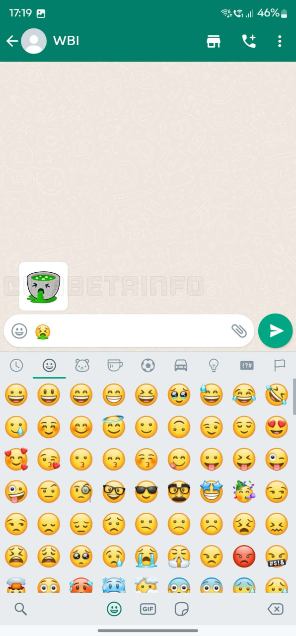 WhatsApp Chat Filter Sticker