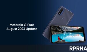 Motorola G Pure August 2023 update