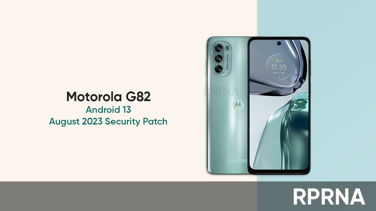 Motorola G82 Android 13 security patch