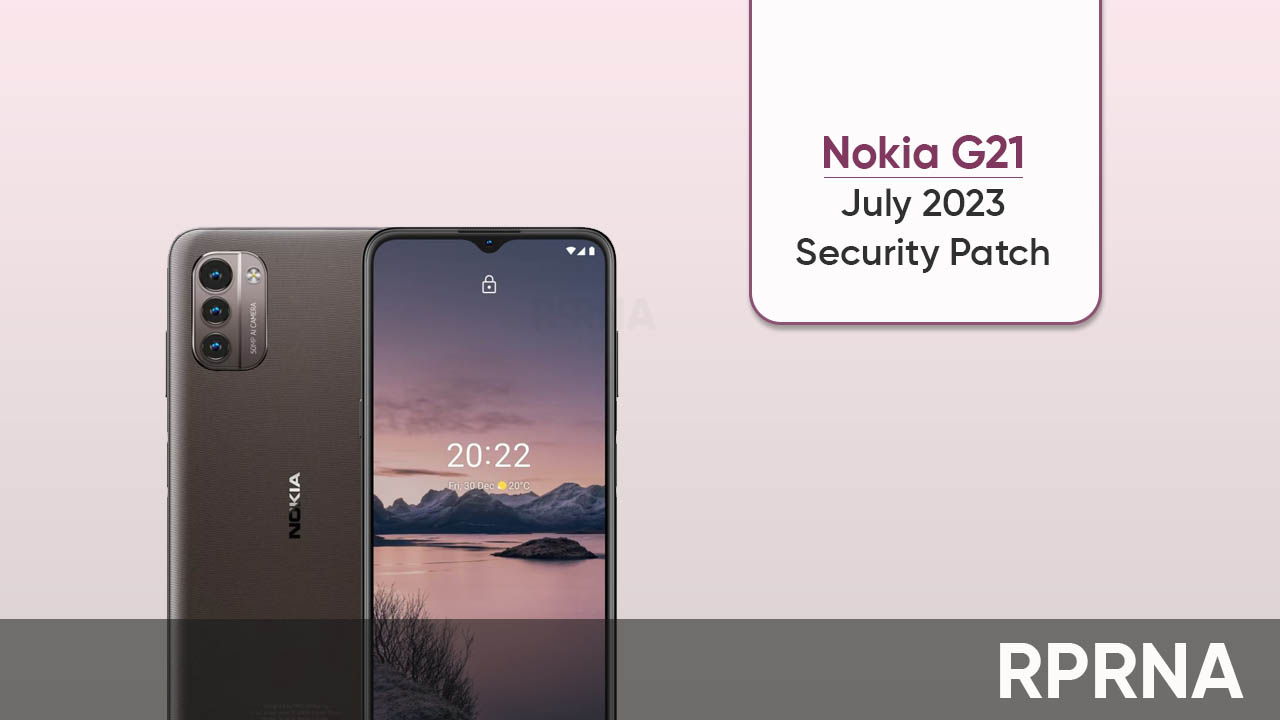 Nokia G21 July 2023 patch