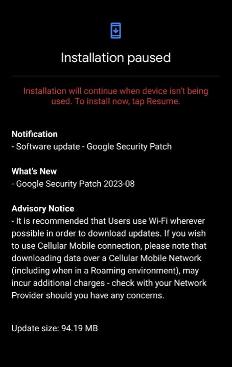 Nokia XR20 August 2023 update