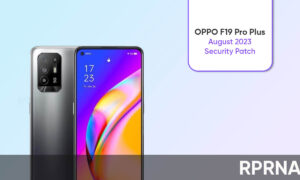 OPPO F19 Pro Plus August 2023 patch