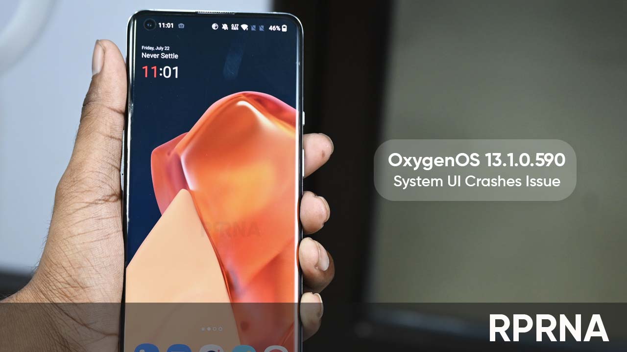 OnePlus System UI crashes OxygenOS