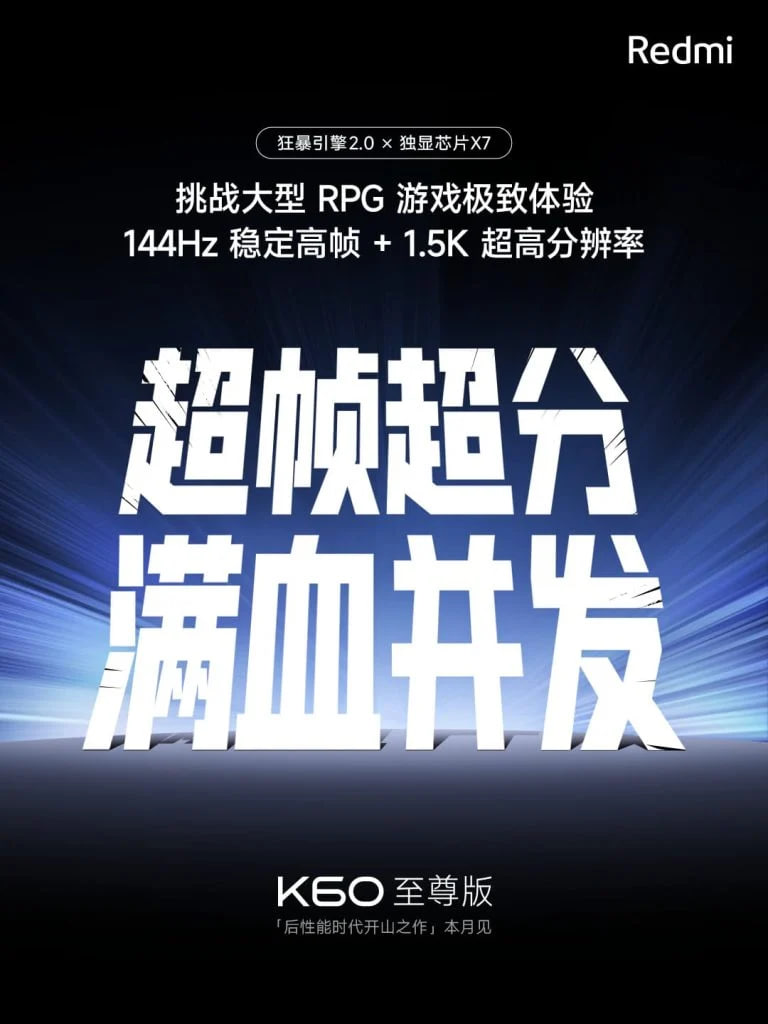 Redmi K60 Ultra display specs