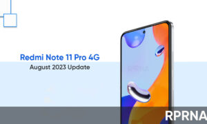 Redmi Note 11 Pro 4G August 2023 update