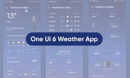 Samsung One UI 6 Weather app