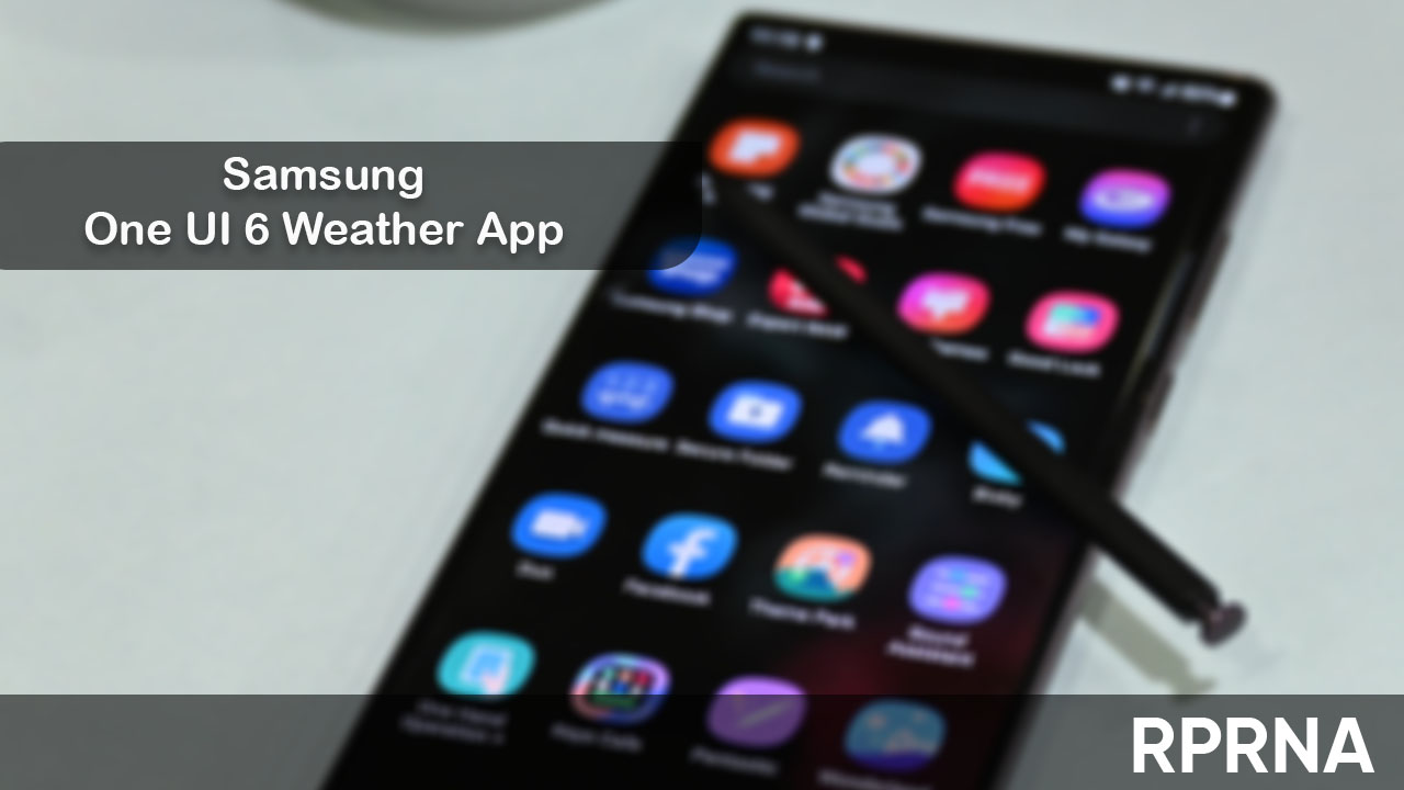 Samsung One UI 6 Weather app