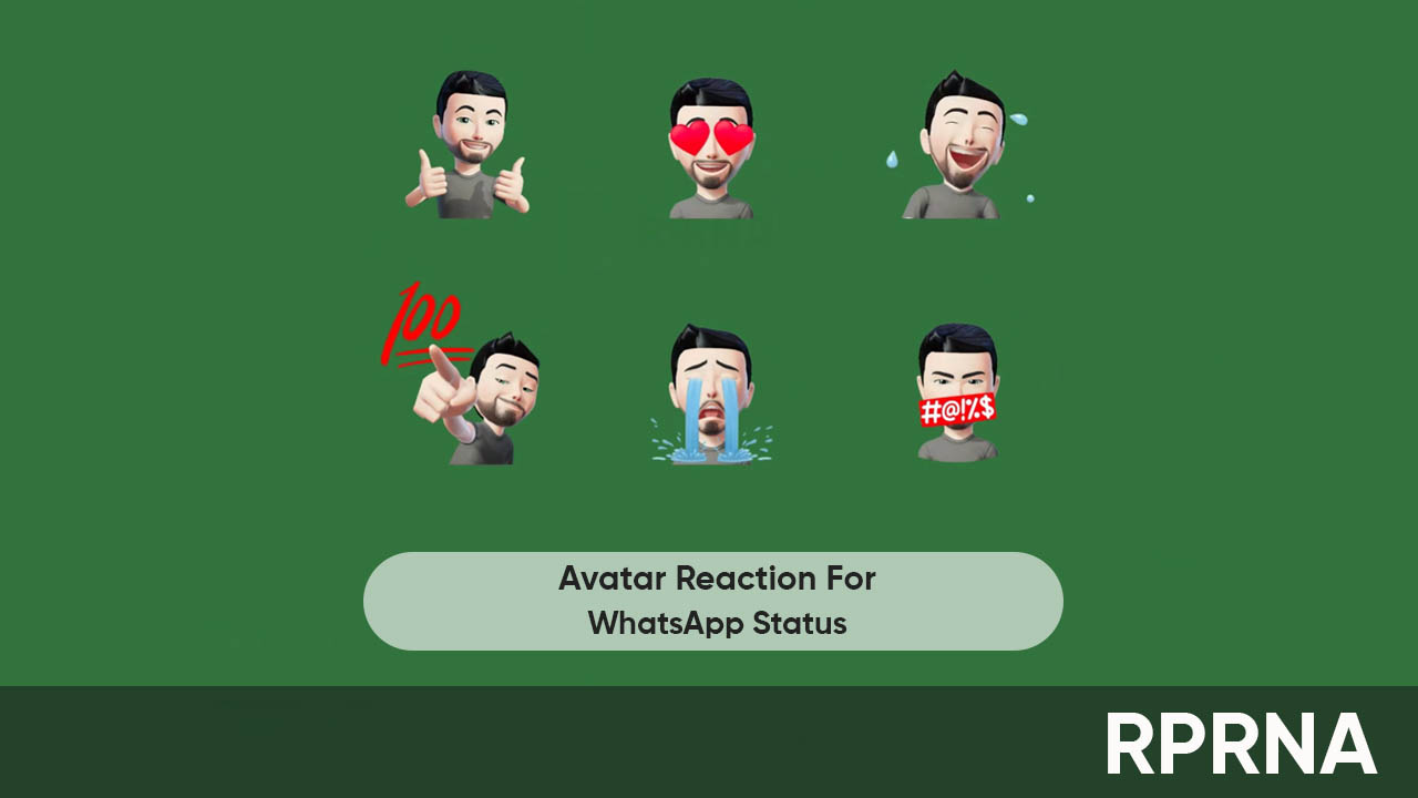 WhatsApp Avatar reaction feature