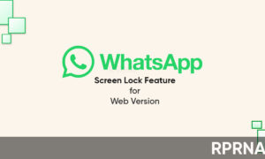 WhatsApp web screen lock feature