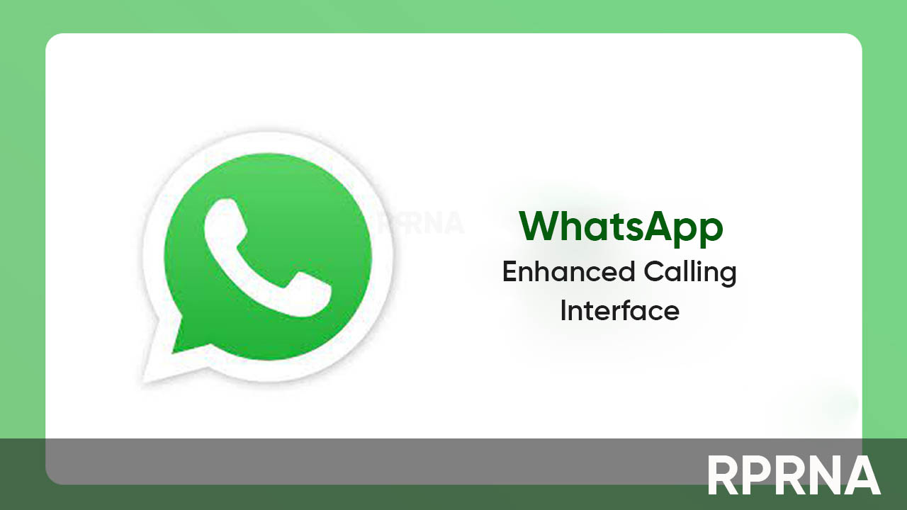 WhatsApp tweaked call interface