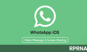 WhatsApp iOS video message stable