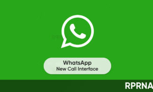 WhatsApp Android call interface