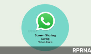 WhatsApp video calls screen sharing